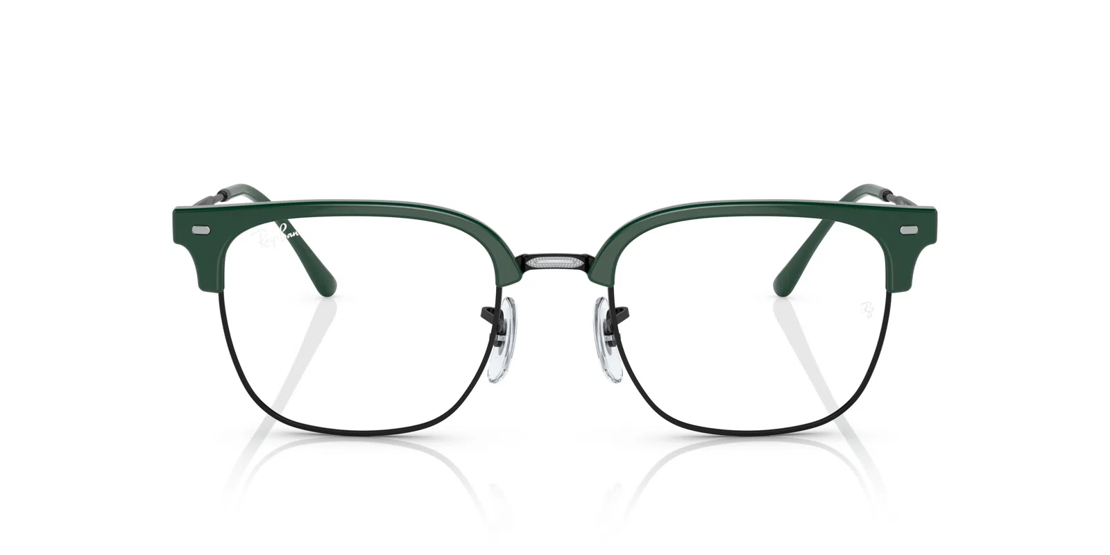 Ray-Ban New Clubmaster 7216 Eyeglasses - Blue On Gunmetal - view 60